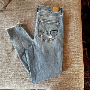 Curvy super high rise jeggings